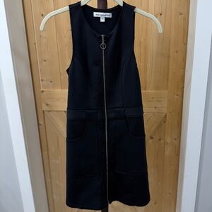 Abercrombie & Fitch Black XS Dress with Front Zipper